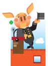 Pig Chimney Sweep.Good luck