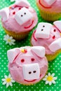 Pig cupcakes, animal shaped funny cakes for kids