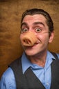 Pig Man Banker Royalty Free Stock Photo