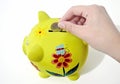 Pig money box, saving money concept Royalty Free Stock Photo