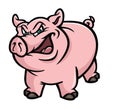 Pig pink sneer