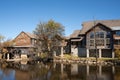 Historic Old Mill District in the tourist area of Pigeon Forge TN Royalty Free Stock Photo