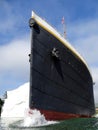 The Titanic Museum in Tennessee showing the replica of the Titanic hitting a Royalty Free Stock Photo