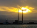 The Pigeon House The Poolbeg Generating Station Dublin Bay