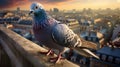 Beautiful Pigeon: A Photo Realistic Image Of Nature\'s Beauty