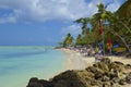 Pigeon Point Beach, Tobago, Caribbean Royalty Free Stock Photo