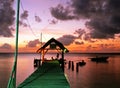 Pigeon Point jetty. Royalty Free Stock Photo