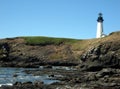 Pigeon Point Lighthouse Ocean Bay Royalty Free Stock Photo