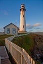 Pigeon Point Lighthouse, Pacific Ocean, California Royalty Free Stock Photo