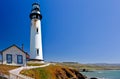 Pigeon Point Lighthouse, Pacific Ocean, California Royalty Free Stock Photo