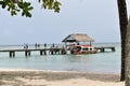 Glass Bottom Boats in the Pigeon Point Heritage Park, Tobago