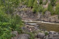 The Pigeon River flows through Grand Portage State Park and Indian Reservation. It is the Border between Ontario and Minnesota