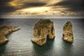 Pigeon Rocks, Beirut- Lebanon Royalty Free Stock Photo