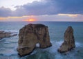 Pigeon rocks in Beirut