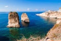 Pigeon Rocks at Raouche in Beirut, Lebanon Royalty Free Stock Photo