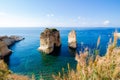 Pigeon Rocks at Raouche in Beirut, Lebanon Royalty Free Stock Photo