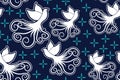 Pigeon Seamless pattern vector art, bird batik motif