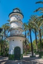 Pigeon Tower in Municipal Park in Elx