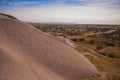 Pigeon valley, Cappadocia, Turkey: Beautiful landscape with mountains and rocks in Sunny weather in the valley near Goreme Royalty Free Stock Photo