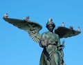 Pigeons Atop Bethesda Fountain Angel of the Waters Central park