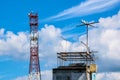 Pigeons and telecommunication cell tower