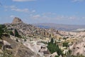 The pigeons valley in Cappadocia region Royalty Free Stock Photo