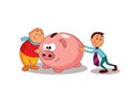 Piggy bank. Business concept.