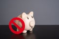 The piggy bank is concerned about sanctions and savings freezes.