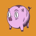 Piggy Bank Earning Money Economy Vector Design