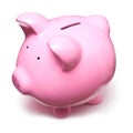 Piggy bank isolated Royalty Free Stock Photo