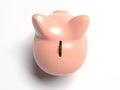 Piggy Bank Isolated-Top