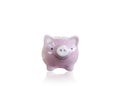 Piggy bank isolated white background.Saving money concept Royalty Free Stock Photo