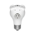 Piggy bank light bulb Royalty Free Stock Photo