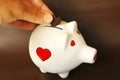 Piggy bank love of money