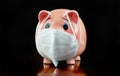 Piggy Bank with N95 Face Mask