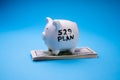 Piggy Bank And 529 Number Showing College Saving Plan