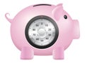 Piggy bank safe Royalty Free Stock Photo