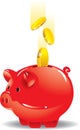 Piggy Bank - save your money Royalty Free Stock Photo