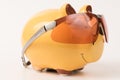 Piggy bank sunglasses Royalty Free Stock Photo