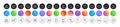 Piggy bank, Volunteer and Inflation line icons. For web app, printing. Round icon buttons. Vector