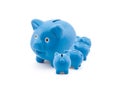 Piggy banks feeding from their mother