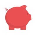 Piggy savings isolated icon