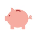 Piggy savings isolated icon