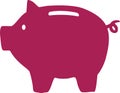 Piggybank icon vector