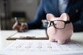 Piggybank Money Investment Schedule Royalty Free Stock Photo