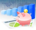 Piggybank Savings ESG Investing Investment Planning for Future Royalty Free Stock Photo