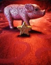 Good luck pig with star