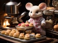 Piglet baking cookies with Nikon Z camera