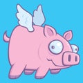 When Pigs Fly Royalty Free Stock Photo