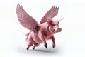 Pigs might fly Royalty Free Stock Photo